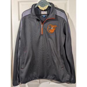 G-111 Baltimore Orioles Jacket Mens XL Black Orange MLB Baseball Carl Banks